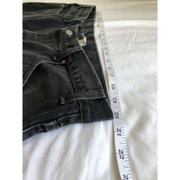 Vintage Levis Men's 550 Relaxed Fit Jeans W42 L30 Black Canada Red Tab Y2k 2001 - Picture 9 of 11